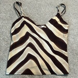 Ralph Lauren animal print tank top